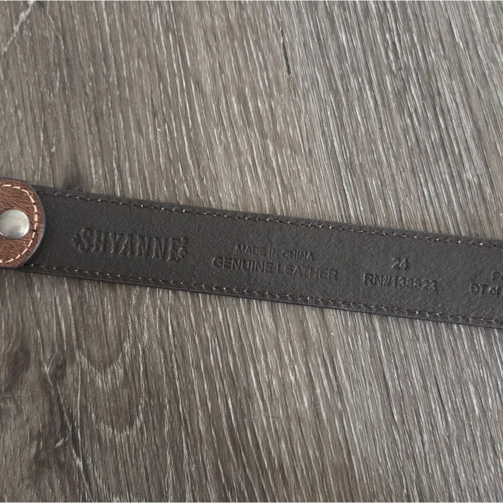 Shyanne Girls' Embossed Floral Boot Belt Size 24